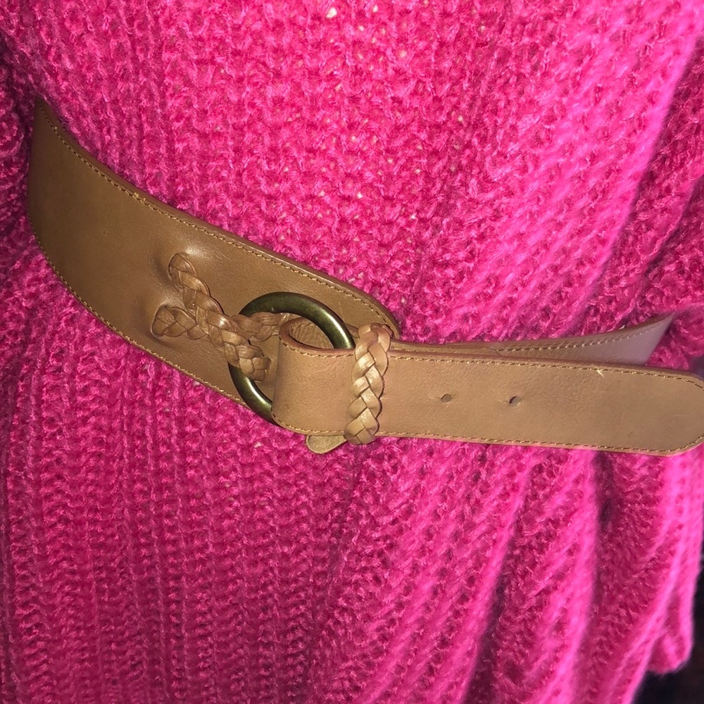 J.Jill wide leather belt. Very adjustable- S - M